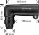 Bosch Bosch SDS Plus Angle Drill Head for Hammer Drills Drill Chuck (Black) 3