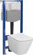 Zestaw podtynkowy Cersanit S701-797 / CERSANIT / AQUA 50 / C17 ZESTAW STELAŻ PODT WC PNEU QF+ MZ CITY SQUARE CO DUR WOLNOOPADAJĄCA ŁW / 3