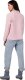 BeWear B268 Bluza z wysokim kołnierzem - pudrowa (kolor pudrowy róż, rozmiar M) 3