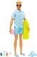 Lalka Barbie Mattel Ken na plaży + akcesoria (HPL74) 1