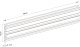 MultiBrackets Multibrackets M Pro Series - Single Screen Rail 68cm Black, Rail, Black, Aluminium, Pole clamp, M Pro Series, 2 kg 3