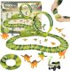 ProNice TOR WYŚCIGOWY PĘTLA DINOZAUR DINO PARK AUTKO NA BATERIE DINOZAURY FIGURKI 1