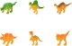 ProNice TOR WYŚCIGOWY PĘTLA DINOZAUR DINO PARK AUTKO NA BATERIE DINOZAURY FIGURKI 5