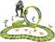 ProNice TOR WYŚCIGOWY PĘTLA DINOZAUR DINO PARK AUTKO NA BATERIE DINOZAURY FIGURKI 6