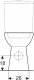 Miska WC Geberit Geberit Selnova Comfort Stojąca miska WC do spłuczki nasadzanej, lejowa, B36cm, H46cm, T67cm, podwyższona, odpływ poziomy  (niepełnosprawni) [6] 2