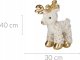 Dekoracja świąteczna Home Styling Collection Pluszowa dekoracja świąteczna, jelonek, 40 cm 2