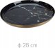 Home Styling Collection Talerz dekoracyjny, czarny marmur, 28 cm 1