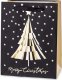 Dekoracja świąteczna Art-Pol Torebka Papierowa Merry Christmas Choinka H:23 cm 1