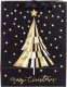 Dekoracja świąteczna Art-Pol Torebka Papierowa Merry Christmas Choinka H:23 cm 3