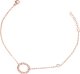 Hedo Bransoletka Celebrytka Xuping kółko - rose gold 1