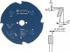 Bosch Bosch circular saw blade Expert for Fiber Cement, 165mm, 4Z (bore 30mm, for chop & miter saws) 1