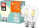 Osram LEDVANCE SMART+ BT CLA60 60 6 W/2500K E27, LED lamp (pack of 2, filament, Bluetooth, replaces 60 watts) 2