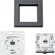 HomeMatic IP Homematic IP wall thermostat with switching output (HmIP-BWTH-A) (anthracite, for brand switch 230V) 5