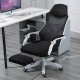 Krzesło biurowe Hedo Ergonomiczny, obrotowy fotel biurowy, krzesło z zagłówkiem i podnóżkiem - biały 1