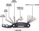 Bicycle Gear ZESTAW NARZĘDZI ROWEROWYCH 14 ELEMENTÓW W ETUI BICYCLE GEAR 16