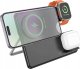 Ładowarka Hoco ładowarka indukcyjna 3w1 kompatybilna z Apple Watch 15W CQ1 czarna 2