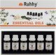 Dyfuzor zapachowy Ruhhy Olejek eteryczny- zestaw 6szt. 10ml Ruhhy 21939 1