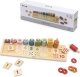 Viga Toys Drewniane Liczydło Sorter Nauka Liczb Montessori 1