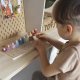 Viga Toys Drewniane Liczydło Sorter Nauka Liczb Montessori 5