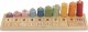 Viga Toys Drewniane Liczydło Sorter Nauka Liczb Montessori 10