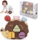 Viga Toys Drewniana Zabawka Konstrukcyjna Jeżyk Ze Śrubkami Montessori 1