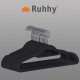 Ruhhy Wieszak na ubrania 20 szt. czarny (22536) 2