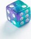 Gamegenic Gamegenic: Galaxy Series - D6 Dice Set (16 mm) - Aurora 4