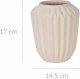 Home Styling Collection Wazon prążkowany, ceramiczny, 17 cm 1