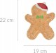 Dekoracja świąteczna Home Styling Collection Świąteczne naczynie w kształcie piernika, 22 x 19 cm, COOKIE 1