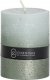 Home Styling Collection CANDLE PILLAR DIP DYE GREY 2