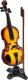 vidaXL Mini skrzypce, Wysokość 18 cm - MIN-0030 3