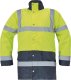 Kurtka męska CERVA SEFTON HV - ocieplana kurtka zimowa, odblaskowe taśmy, wodoodporność, rozm. XS-3XL, - żółty/pomarańczowy S 9