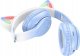 Słuchawki Hoco HOCO słuchawki bezprzewodowe bluetooth nagłowne W42 Kocie Uszy krystaliszny niebieski 2