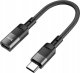 Adapter USB Hoco HOCO adapter OTG Typ C (męski) do Lightning (żeński) 3A U107 0,1 m czarny 2