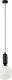 Lampa wisząca Italux Italux Aldeva PND-02340-1M-BK lampa wisząca zwis 1x40W E27 biała/czarna 1