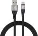 Kabel USB Blue Star USB-A - USB-C 1.2 m Czarny 1