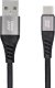 Kabel USB Blue Star USB-A - USB-C 1.2 m Czarny 2
