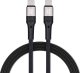 Kabel USB Blue Star BLUE STAR kabel z oplotem 3A 60W Typ C do Typ C PD QC4.0 TFK-DC-004 2 m czarny 1