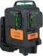 Geo Fennel Multi-line laser 3x360deg green Geo-Fennel FLG 6X-GREEN 6