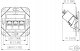 MetzConnect BTR METZ CONNECT C6Amodul 3-portowa puszka podtynkowa 180°M, czysta biel RAL9010 1
