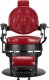 Activeshop Gabbiano fotel barberski President Czerwony 2