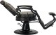 Activeshop Gabbiano fotel barberski President Old Leather Zielony 3
