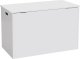 vidaXL Skrzynia Do Przechowywania Ławek Na Zabawki O Dużej Pojemności, Biała, Drewno Konstrukcyjne, 76 X 48 X 40 Cm (Szer. X Wys. X Gł. 4