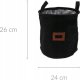 Home Styling Collection Kosz materiałowy z okienkiem oraz uchwytami, Ø 24 cm 1