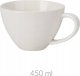 Home Styling Collection Elegancki kubek porcelanowy do kawy, z dużym uchem, 450 ml 2
