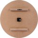 Home Styling Collection Zegar ścienny z minimalistyczną tarczą imitującą drewno, MDF, Ø 60 cm 4