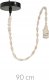 Home Styling Collection Oprawka z kablem do lampy sufitowej, 90 cm 1