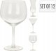 Home Styling Collection Kieliszki do drinków, 3 rodzaje szklanek do drinków: Gin, Tonic, Hurricane, 12 sztuk 2