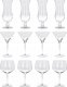 Home Styling Collection Kieliszki do drinków, 3 rodzaje szklanek do drinków: Gin, Tonic, Hurricane, 12 sztuk 4