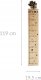 Home Styling Collection Miarka wzrostu dla dzieci z MDF, od 60 do 150 cm 1